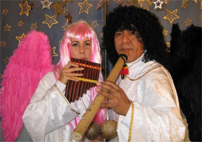 Zingende Kerstengelen te boeken bij www.kwekel-evenementen.nl